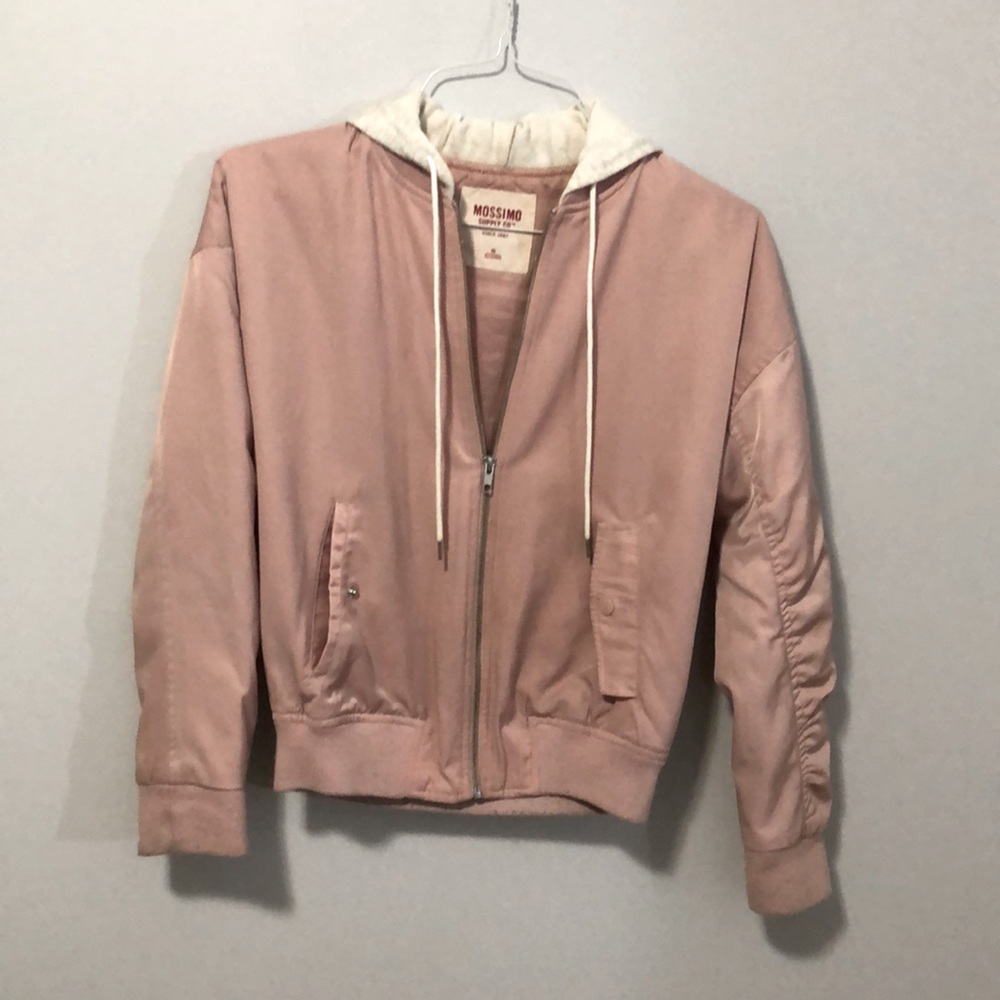 Pink Target Bomber Jacket